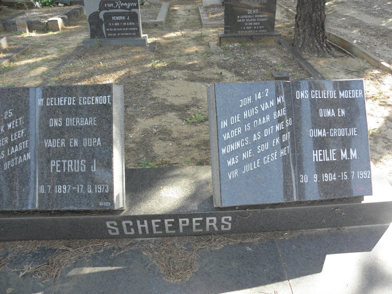 SCHEEPERS Petrus J. 1897-1973 &amp; Heilie M.M. 1904-1992