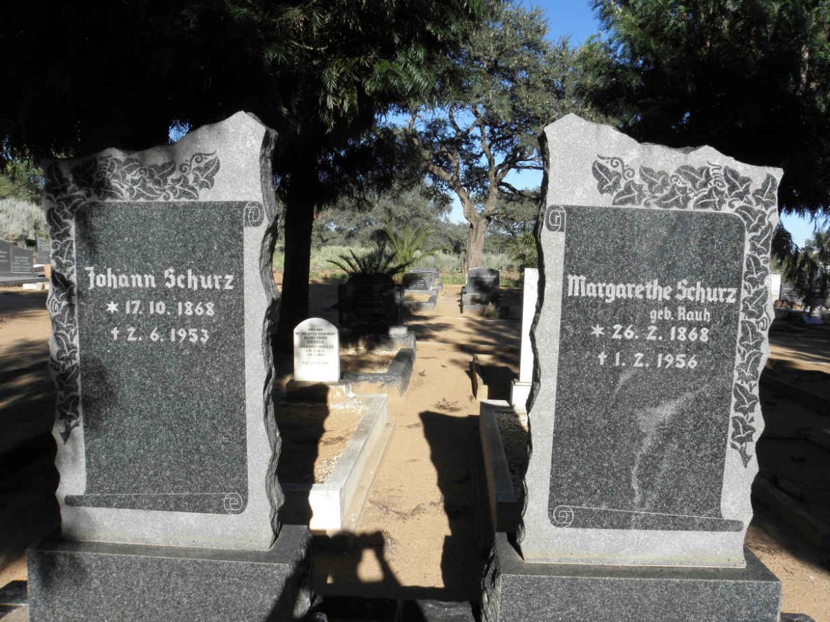 SCHURZ Johann 1868-1953 &amp; Margarethe RAUH 1868-1956