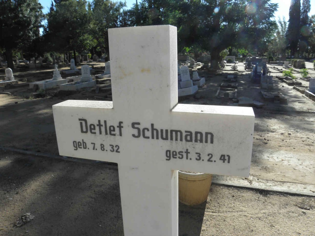 SCHUMANN Detlef 1932-1941