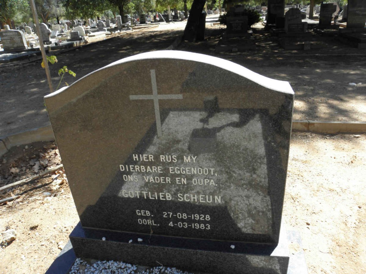 SCHEUN Gottlieb 1928-1983