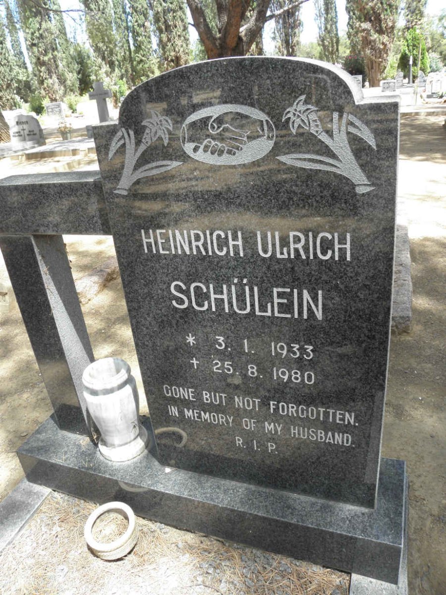 SCHÜLEIN Heinrich Ulrich 1933-1980