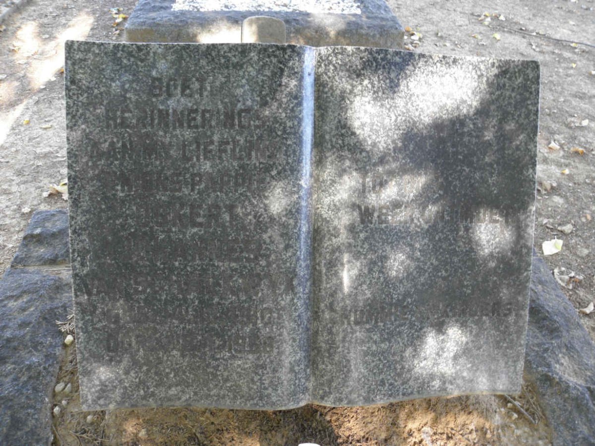 SCHALKWYK Ockert Johannes, van 1918-1958
