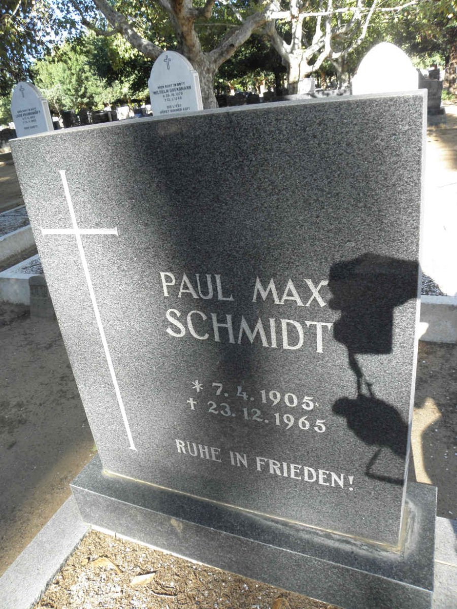 SCHMIDT Paul Max 1905-1965