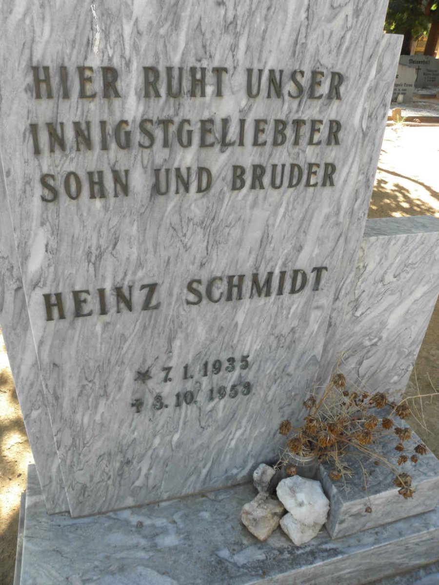 SCHMIDT Heinz 1935-1958
