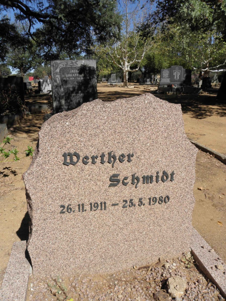 SCHMIDT Werther 1911-1980
