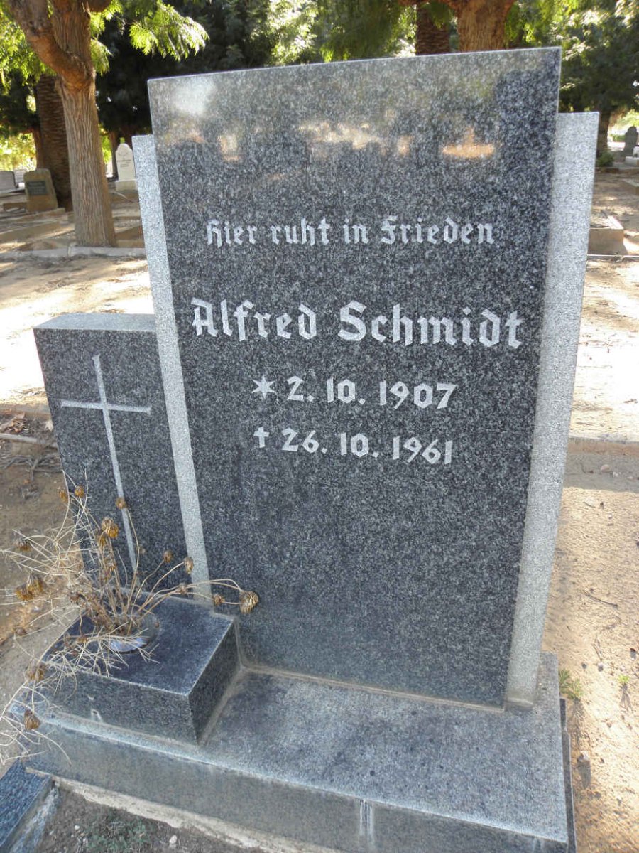 SCHMIDT Alfred 1907-1961
