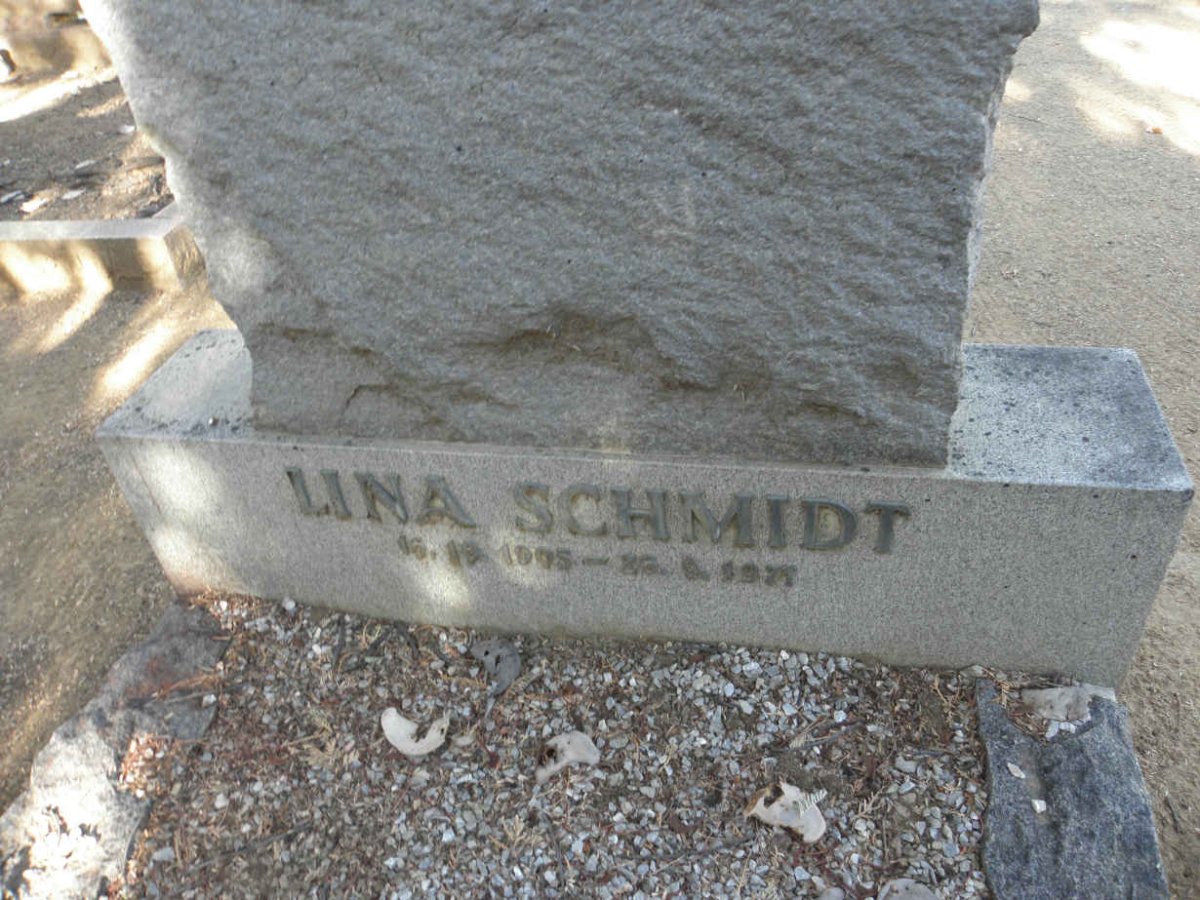 SCHMIDT Lina 1895-1971