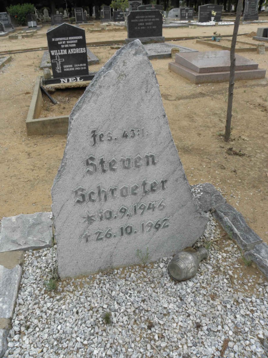 SCHROETER Steven 1946-1962