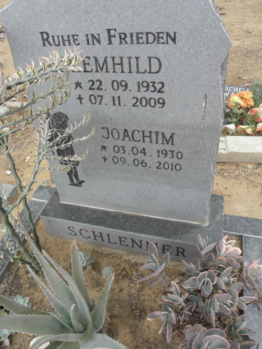 SCHLENNER Joachim 1930-2010 &amp; Bremhild 1932-2009