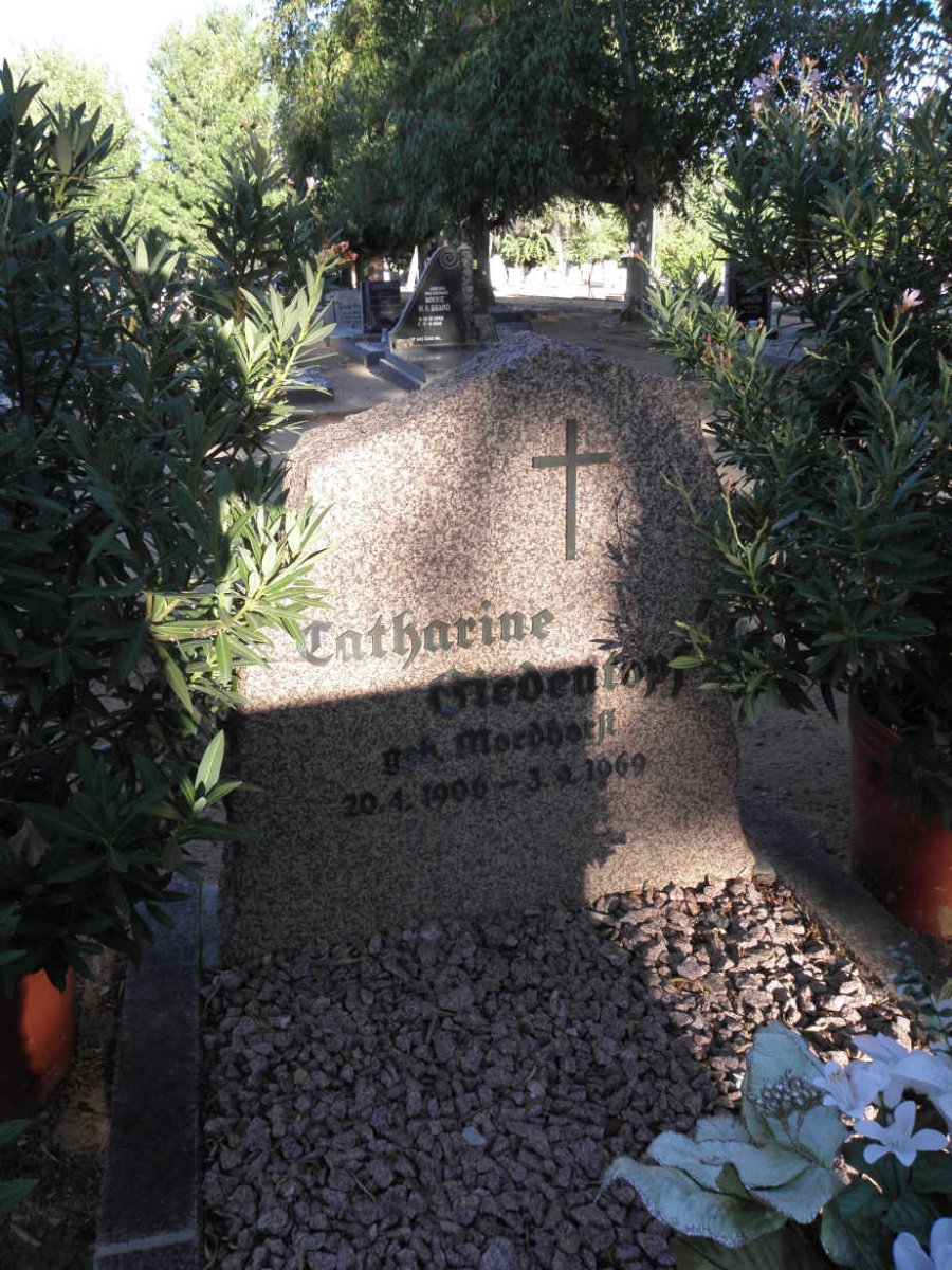 SIEDENTOPF Catharine nee MORDHORST 1906-1969