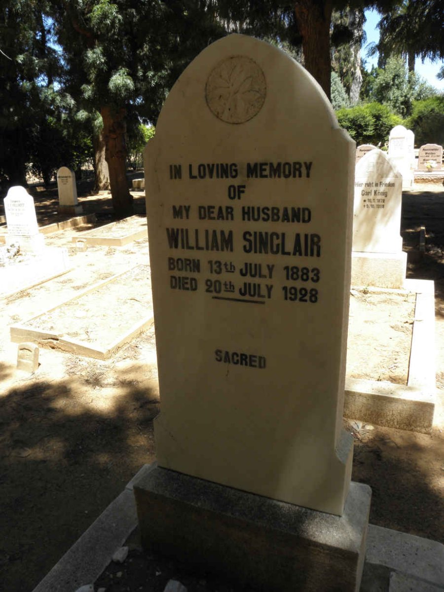 SINCLAIR William 1883-1928