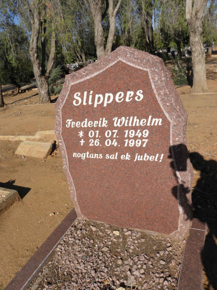 SLIPPERS Frederik Wilhelm 1949-1997