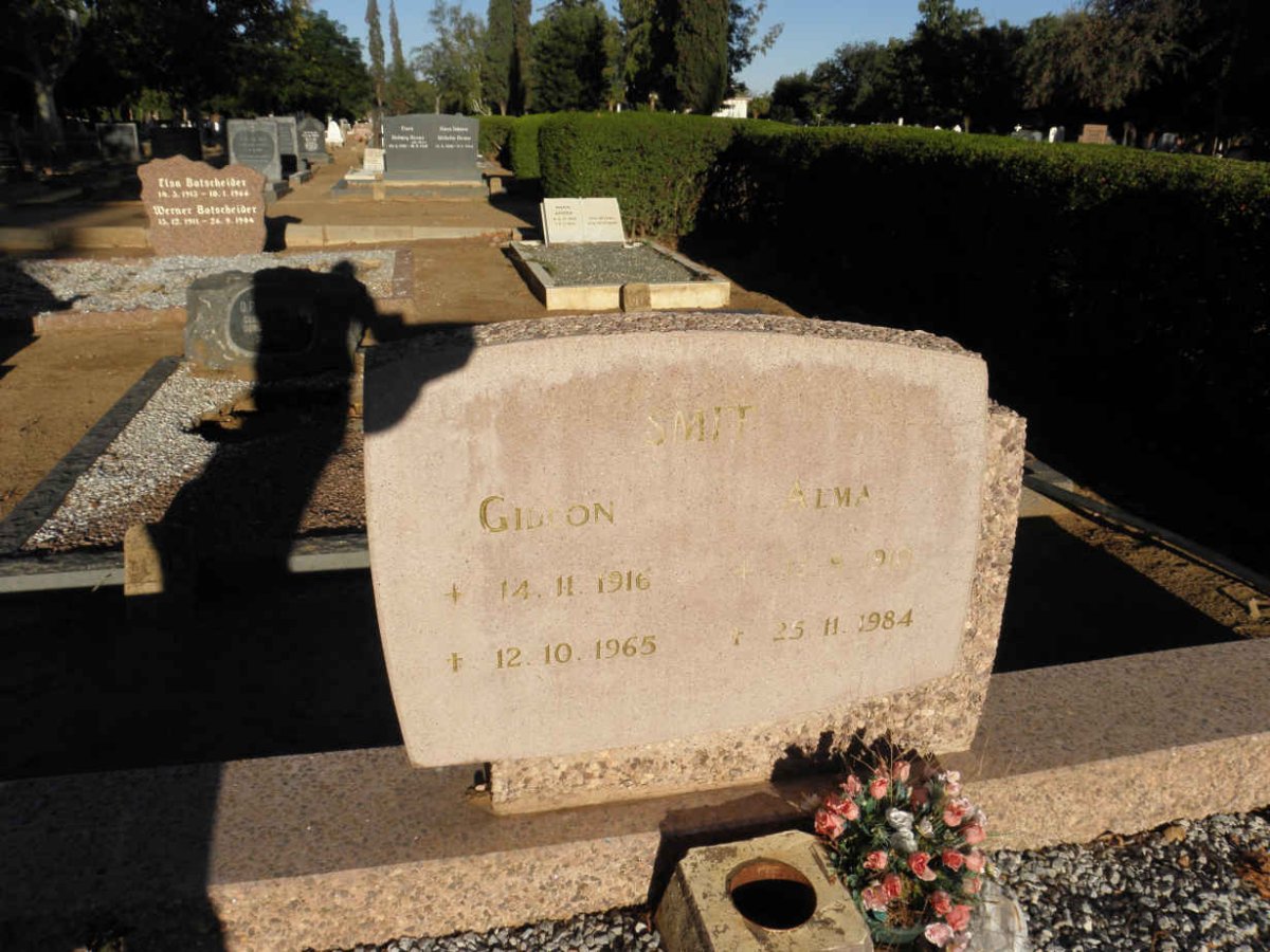 SMIT Gideon 1916-1965 &amp; Alma 1910-1984