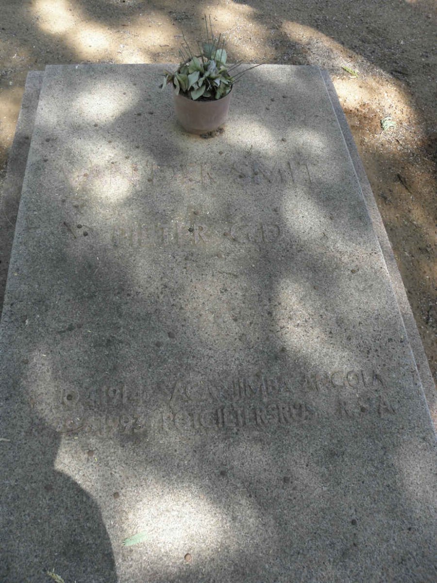 SMIT Pieter G.D., van der 1914-1993