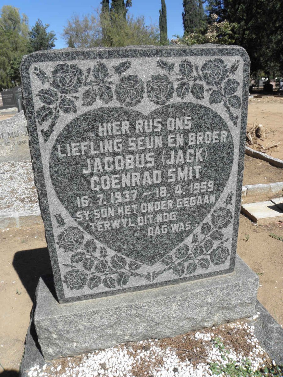 SMIT Jacobus Coenraad 1937-1959