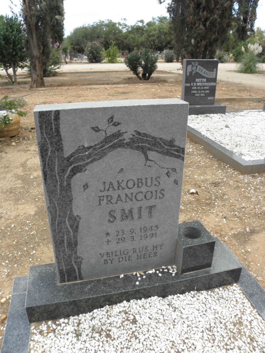 SMIT Jakobus Francois 1945-1991