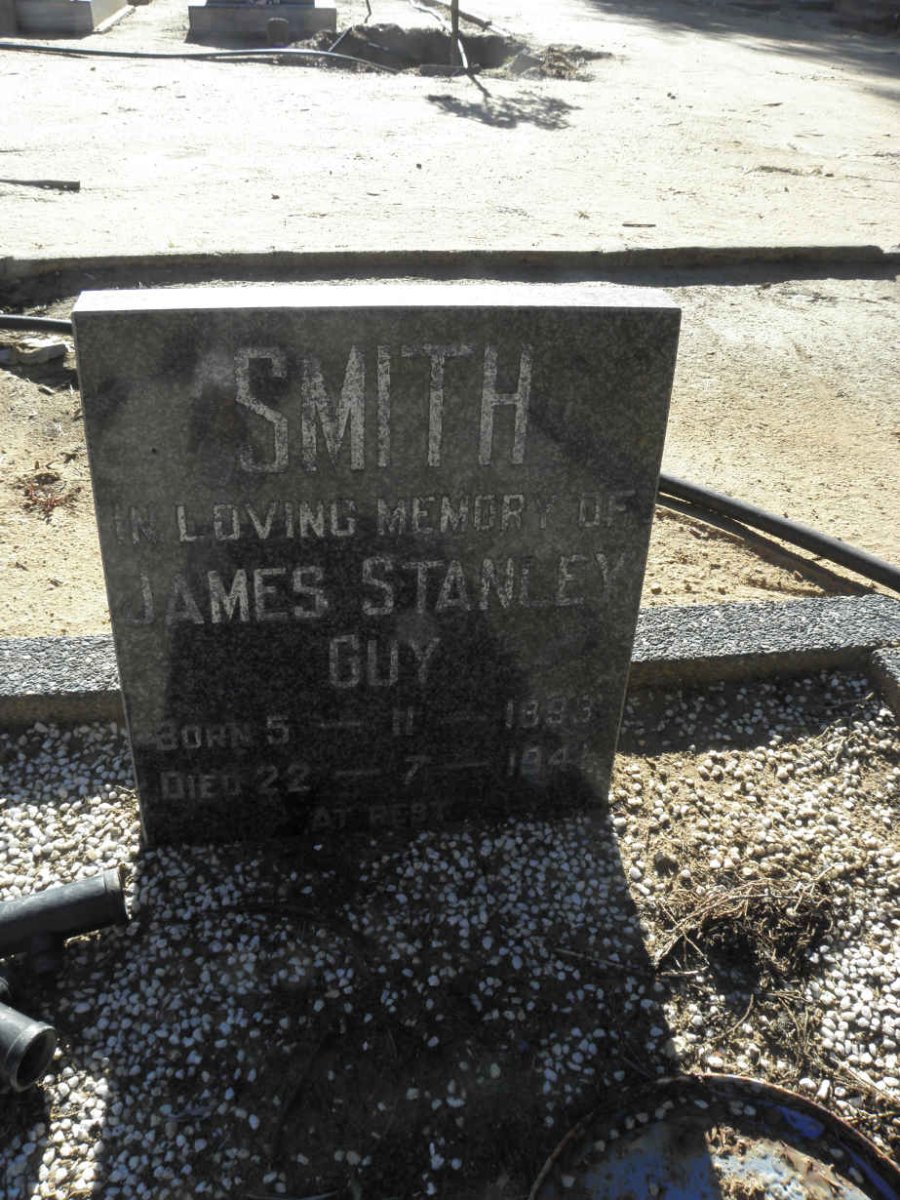 SMITH James Stanley Guy 1893-1941
