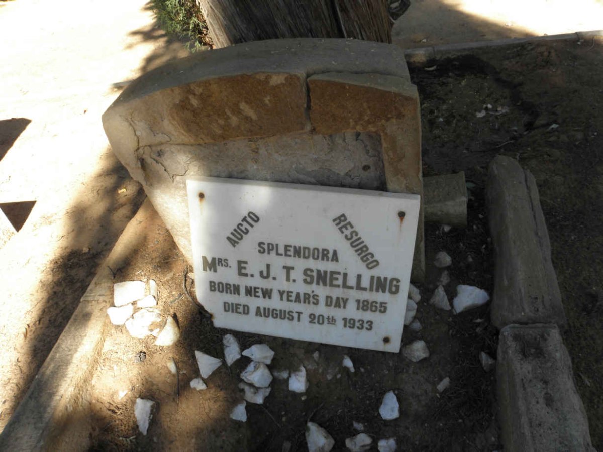 SNELLING E.J.T. 1865-1933