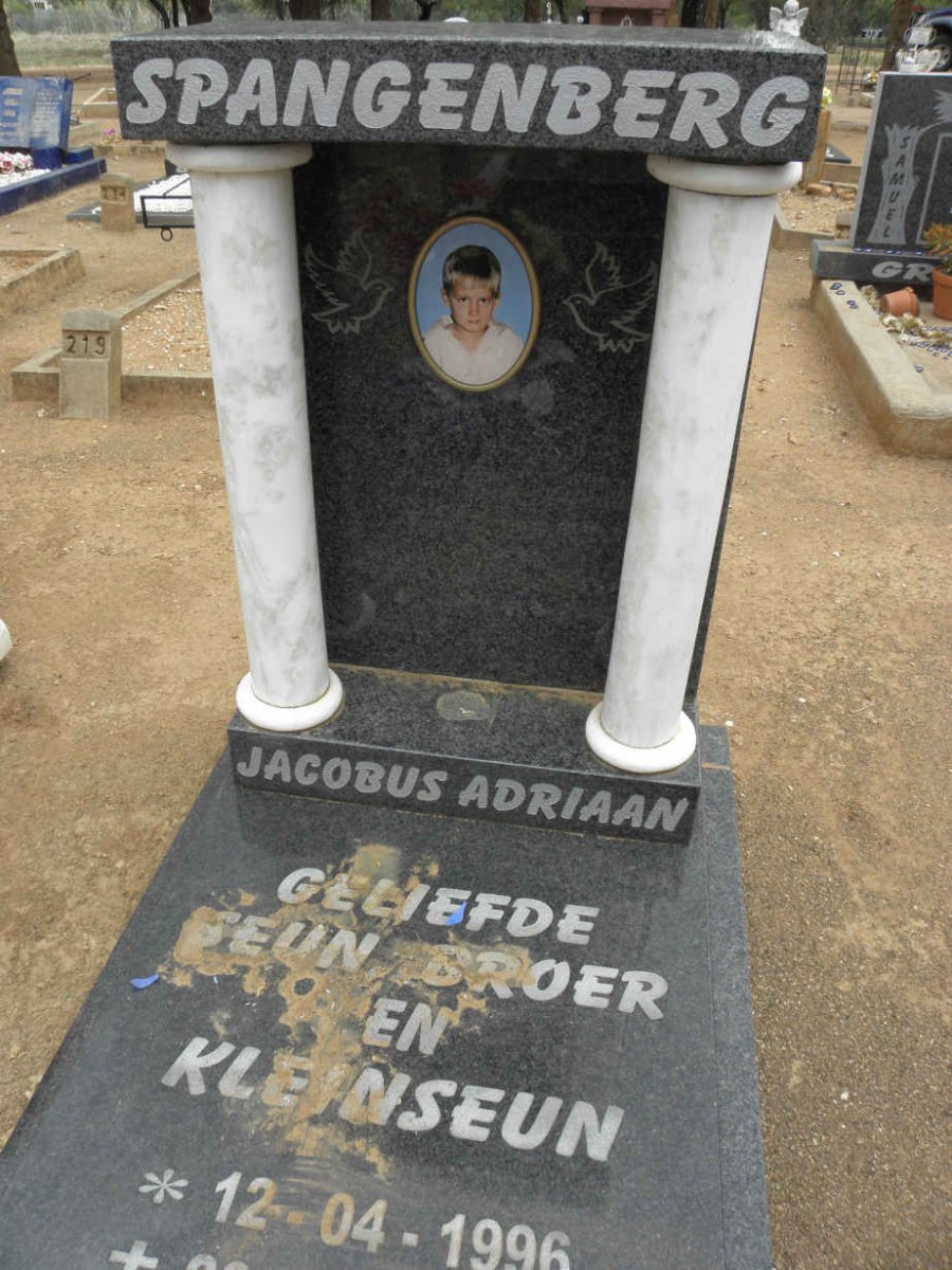 SPANGENBERG Jacobus Adriaan 1996-?