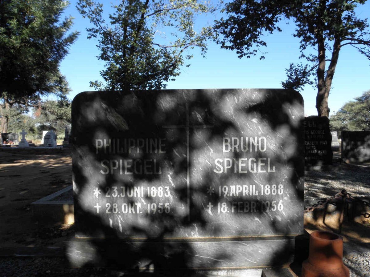 SPIEGEL Bruno 1888-1956 &amp; Philippine 1883-1955