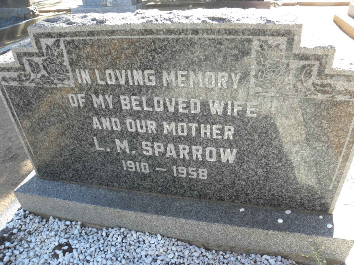 SPARROW L.M. 1910-1958