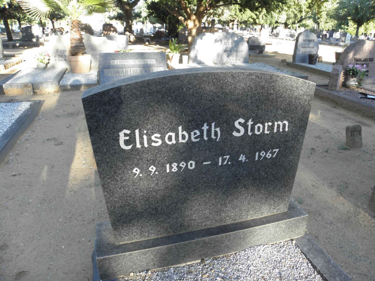 STORM Elisabeth 1890-1967