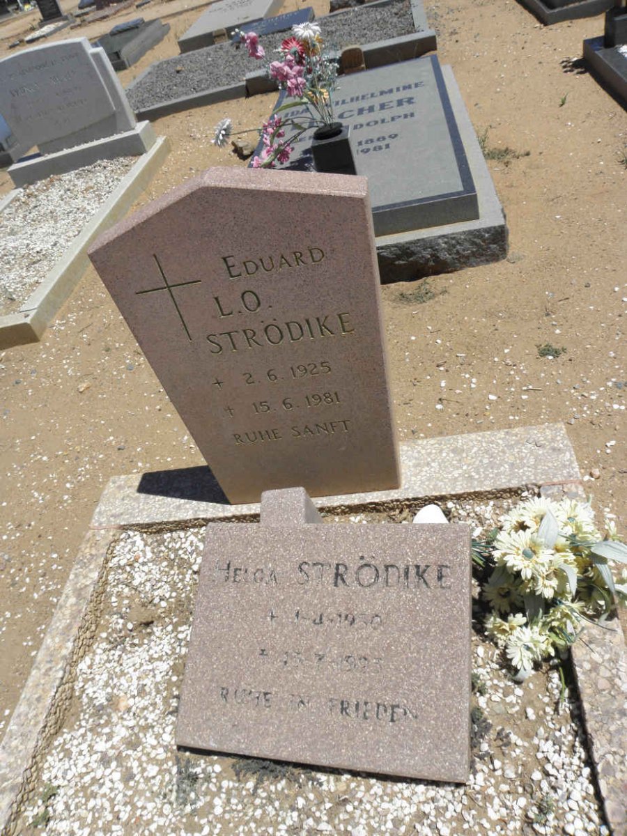 STRÖDIKE Eduard L.O. 1925-1981 &amp; Helga 1930-1995