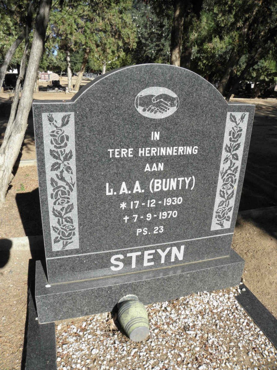 STEYN L.A.A. 1930-1970