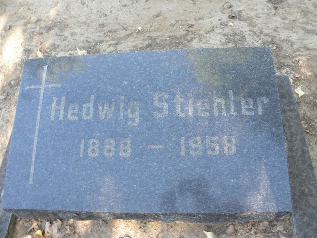 STIEHLER Hedwig 1888-1958