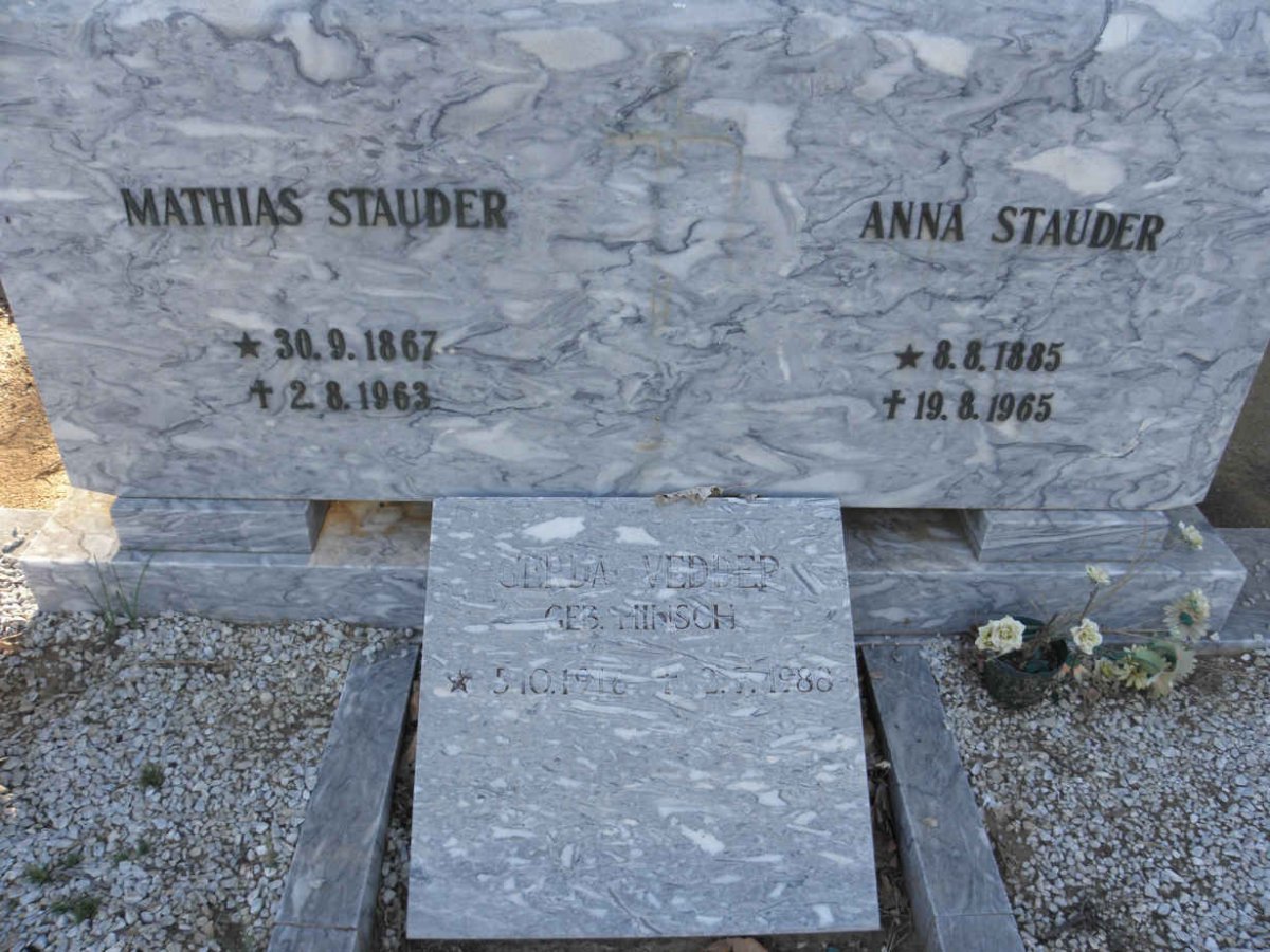 STAUDER :: VEDDER