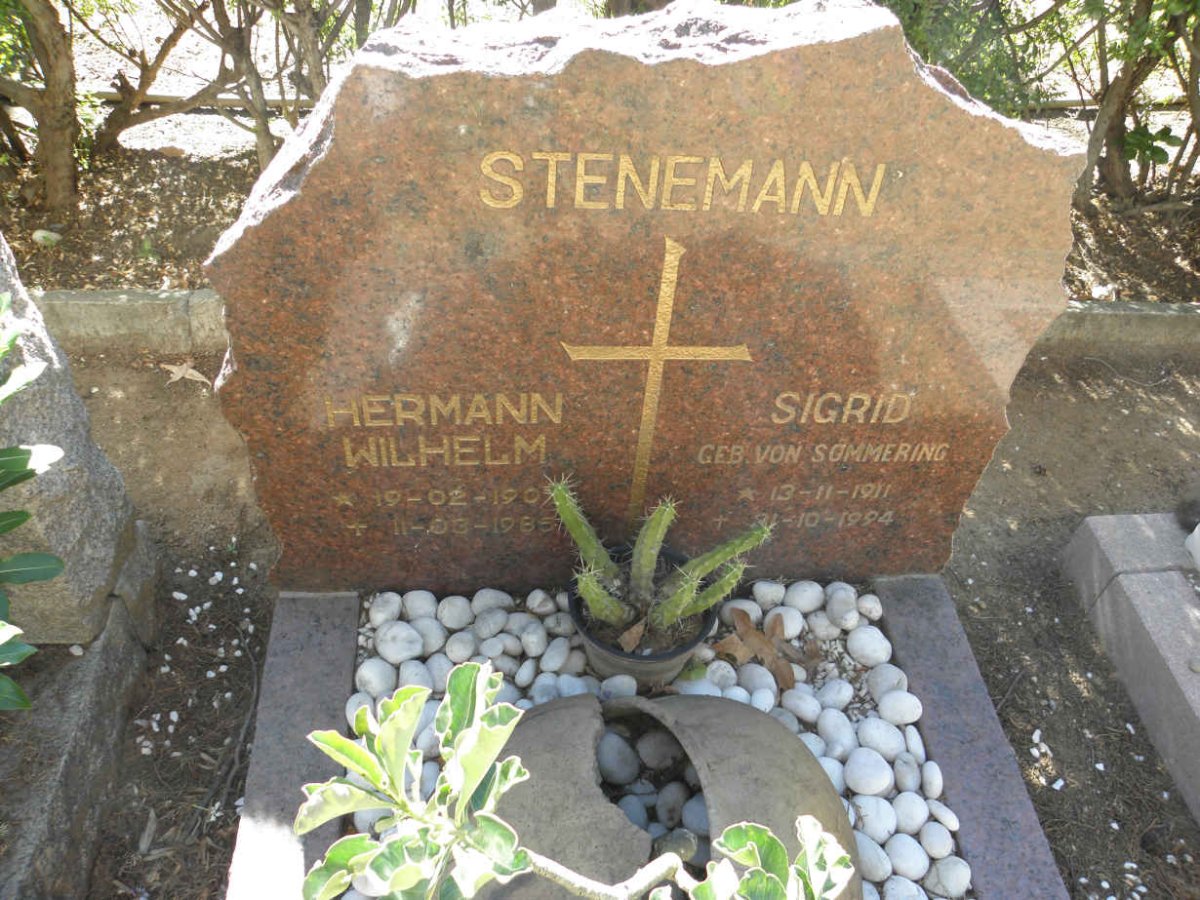STENEMANN Hermann Wilhelm 190?-1985 &amp; Sigrid VON SOMMERING 1911-1994