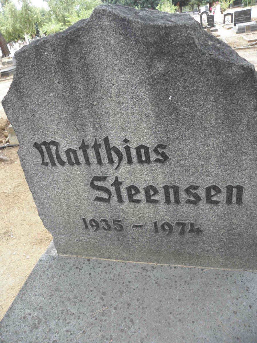 STEENSEN Matthias 1935-1974