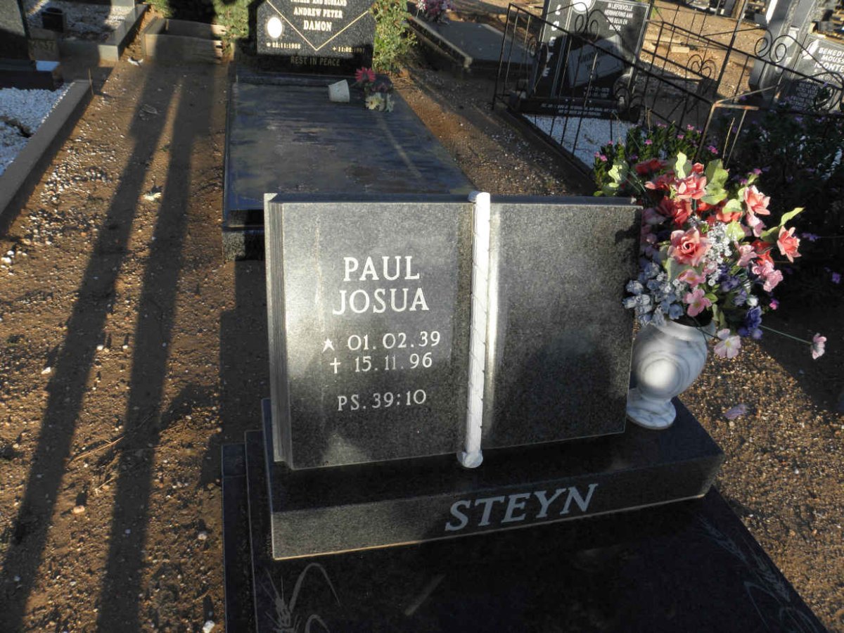 STEYN Paul Josua 1939-1996
