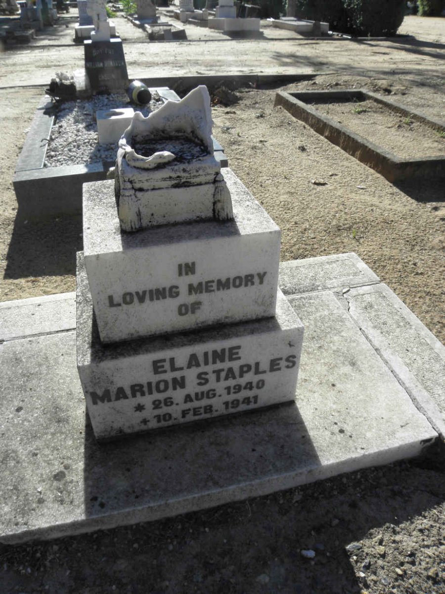 STAPLES Elaine Marion 1940-1941