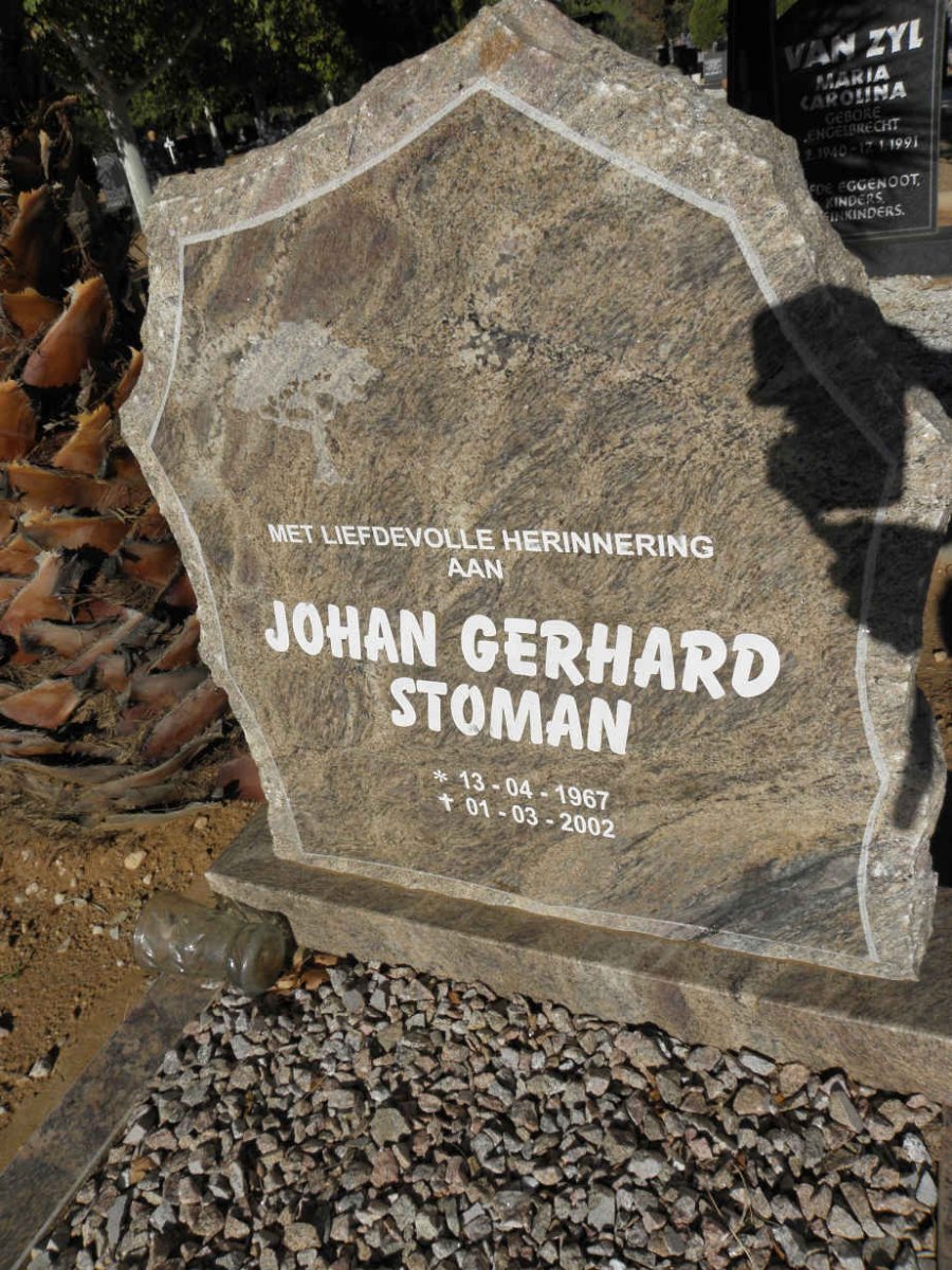 STOMAN Johan Gerhard 1967-2002