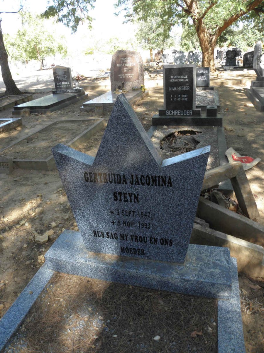STEYN Gertruida Jacomina 1947-1993