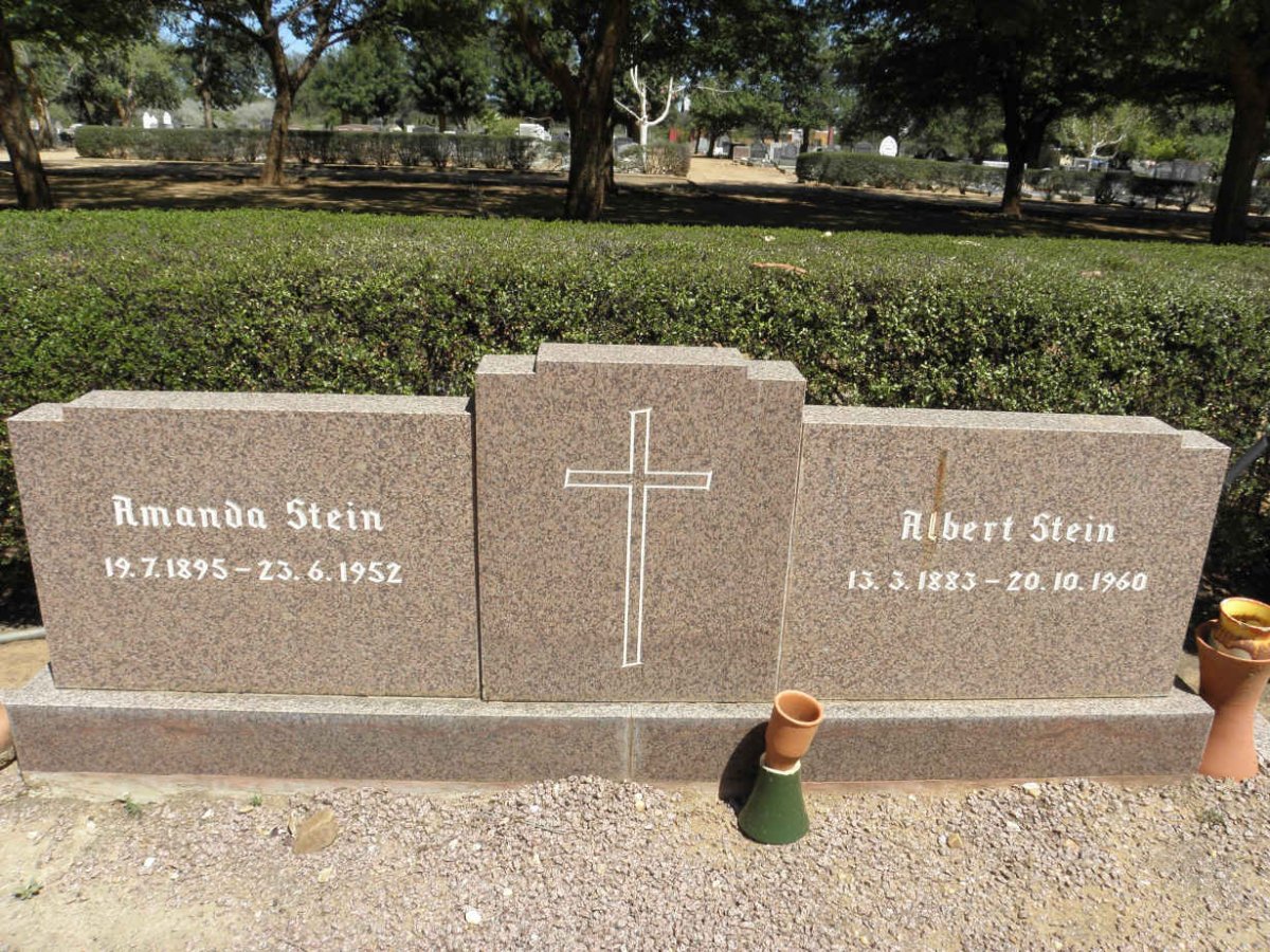 STEIN Albert 1883-1960 &amp; Amanda 1895-1952