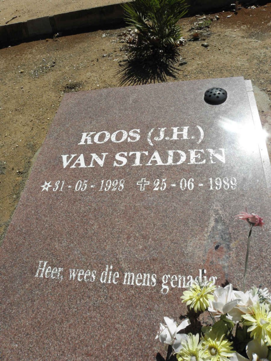 STADEN J.H., van 1928-1989