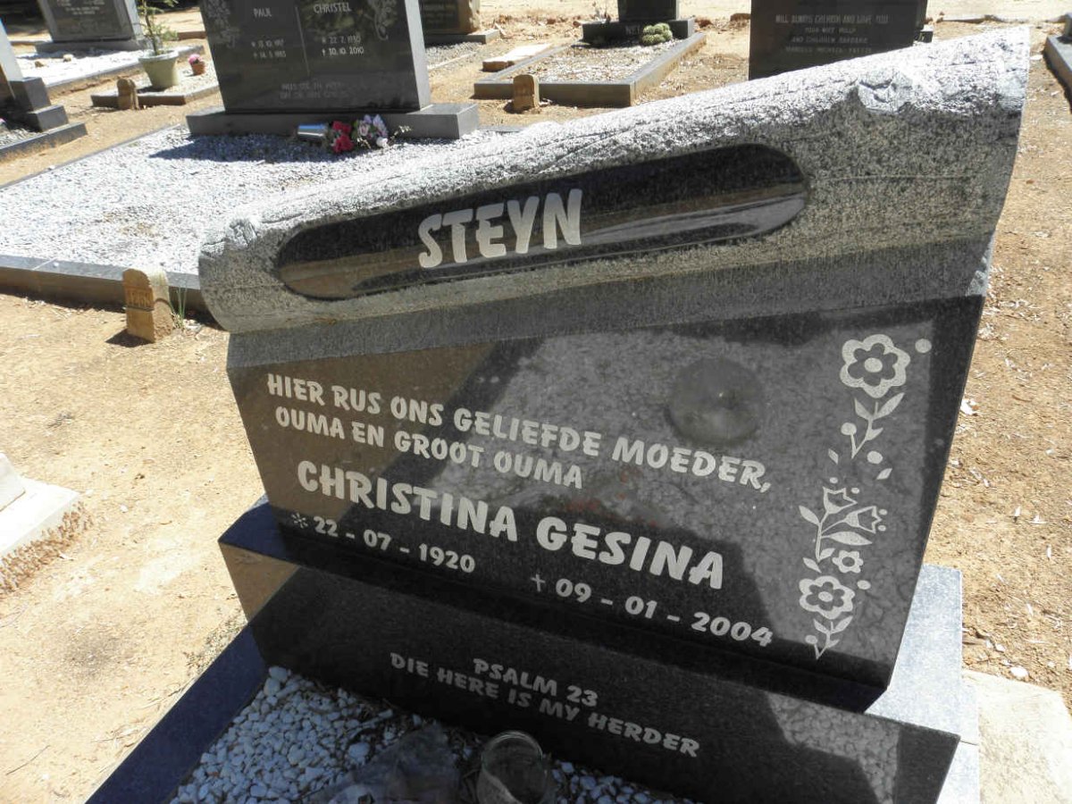 STEYN Christina Gesina 1920-2004
