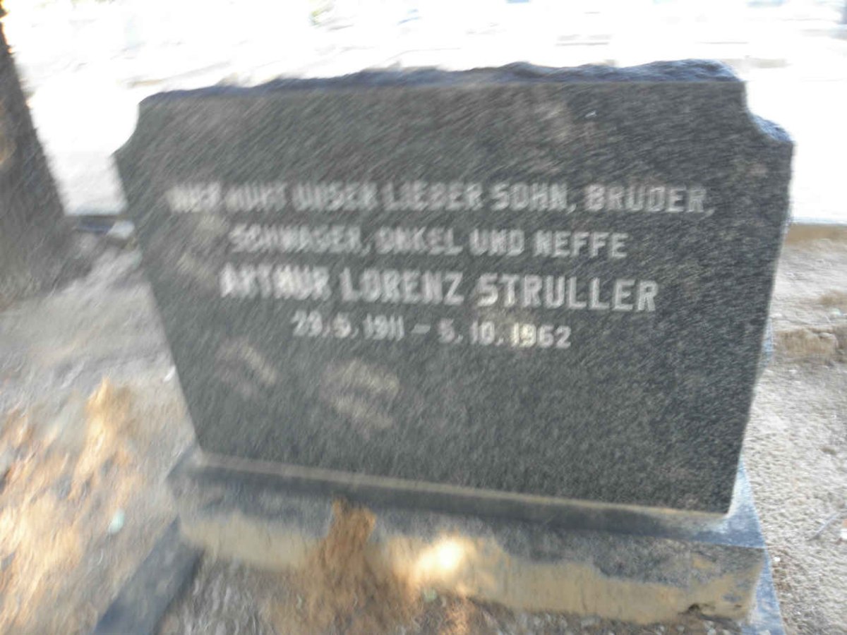 STRULLER Arthur Lorenz 1911-1962