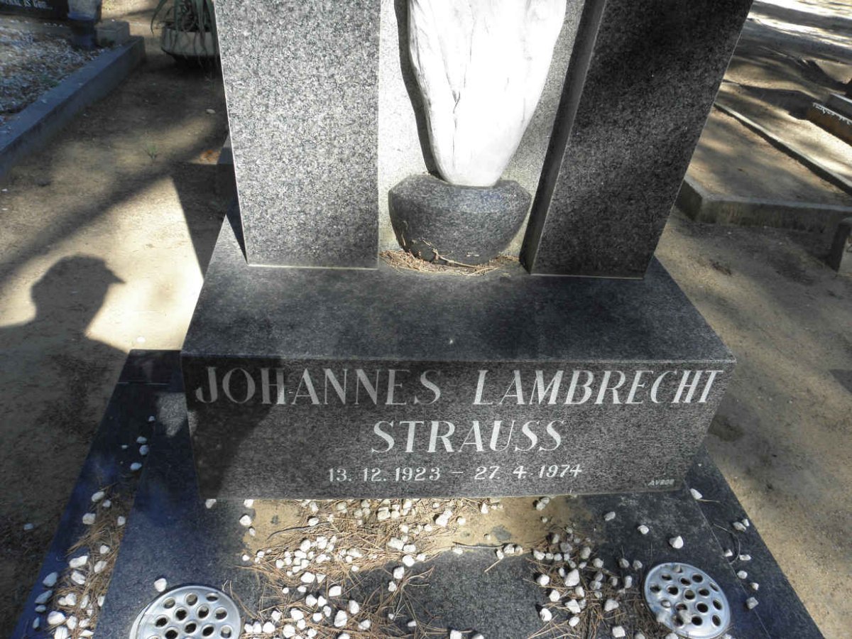 STRAUSS Johannes Lambrecht 1923-1974