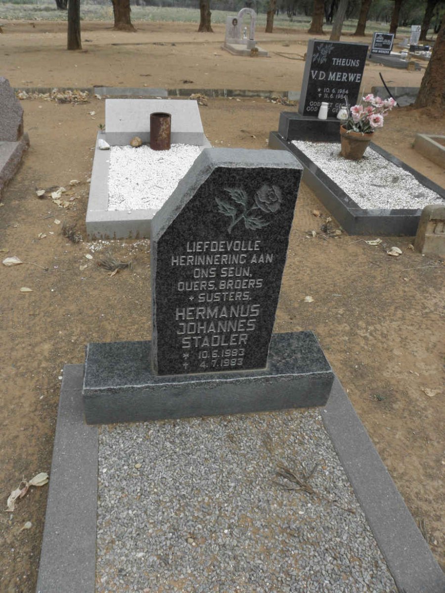 STADLER Hermanus Johannes 1983-1983