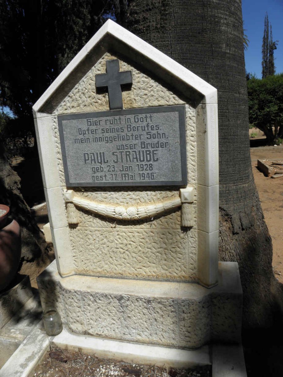 STRAUBE Paul 1928-1946