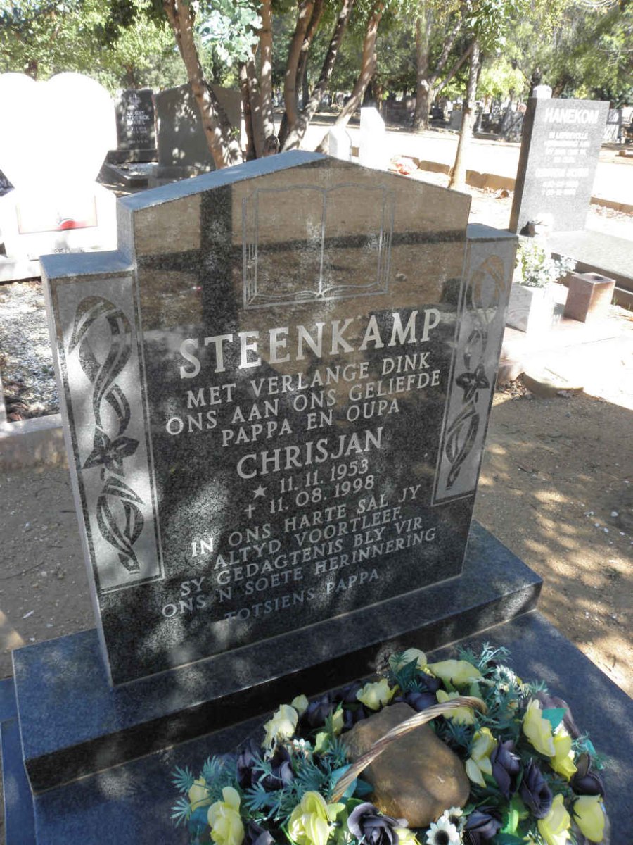 STEENKAMP Chrisjan 1953-1998