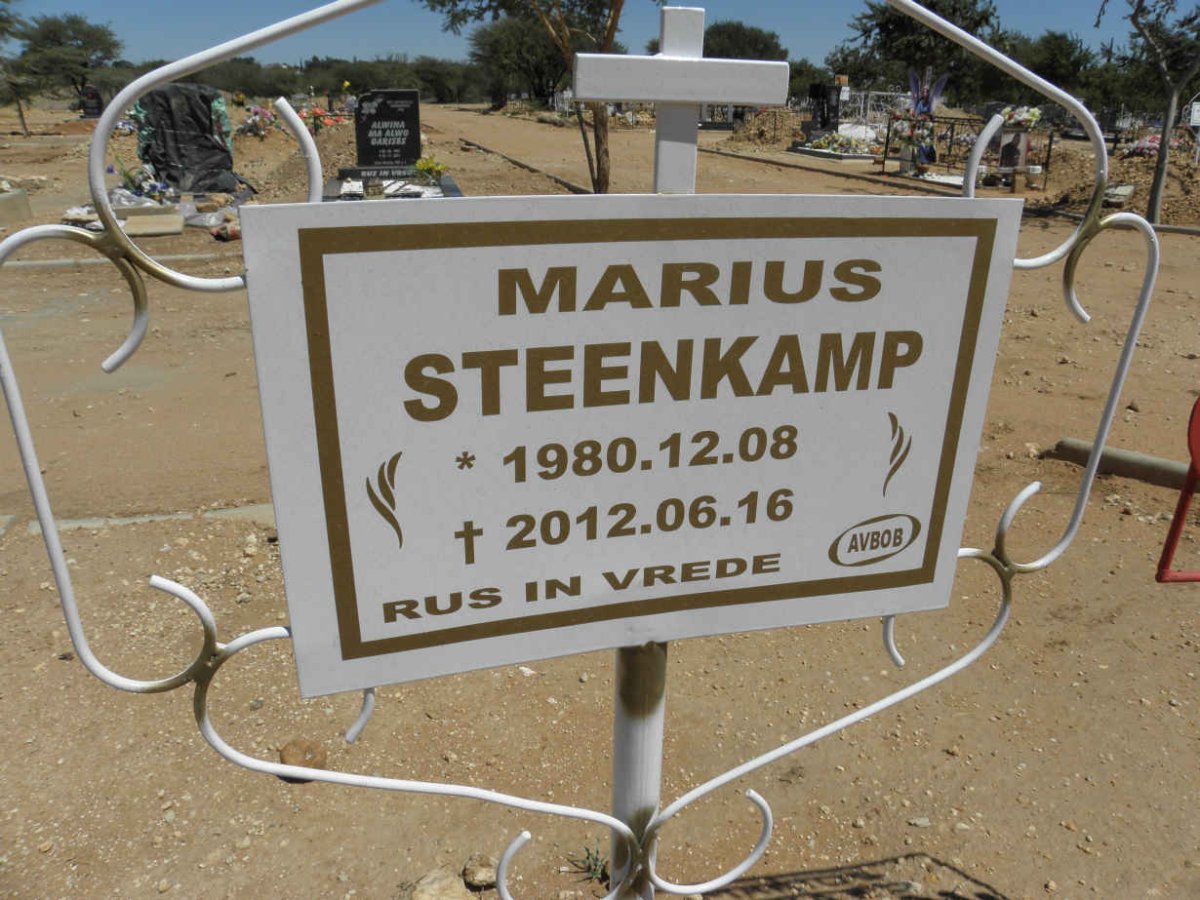 STEENKAMP Marius 1980-2012