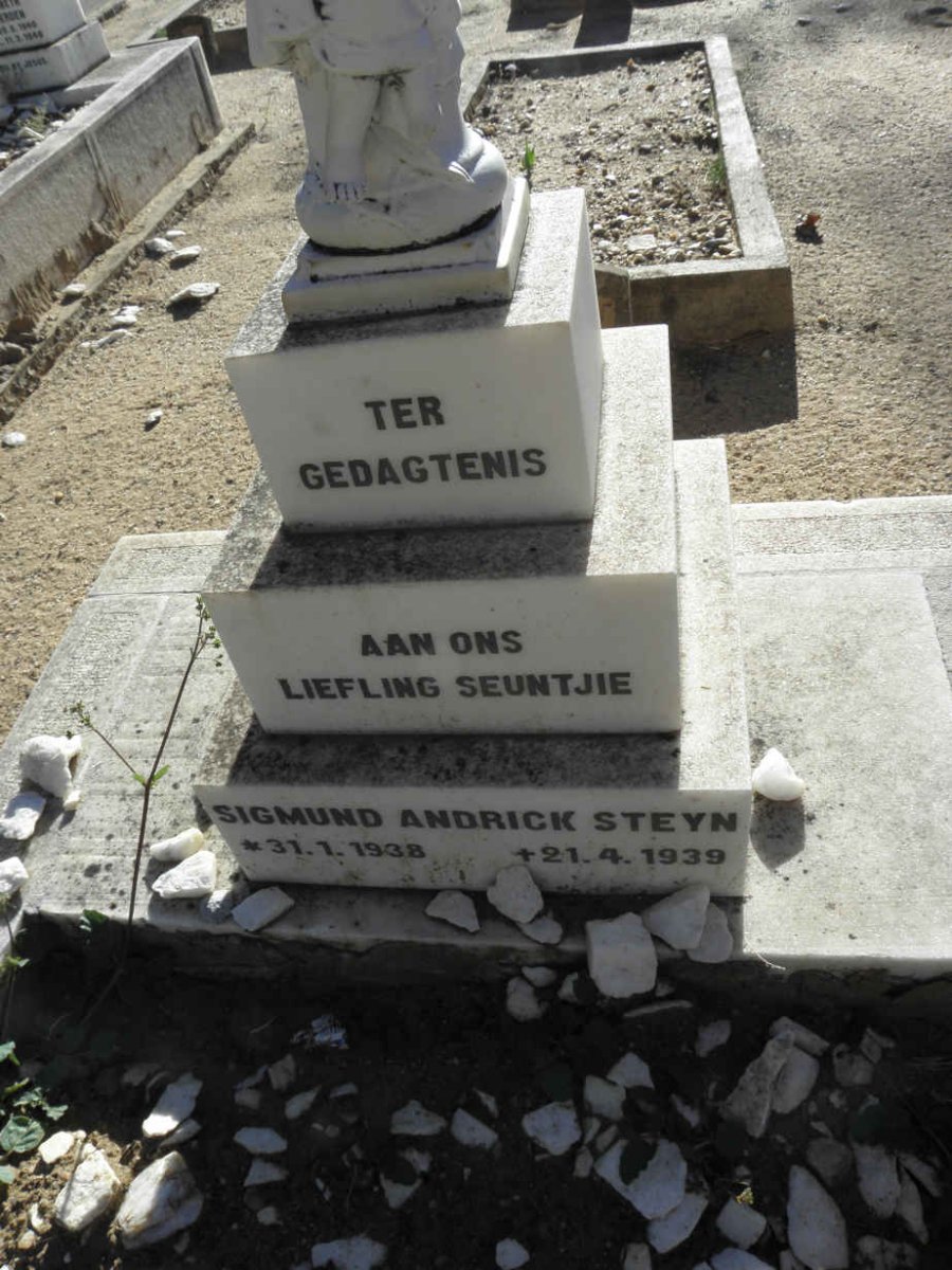 STEYN Sigmund Andrick 1938-1939