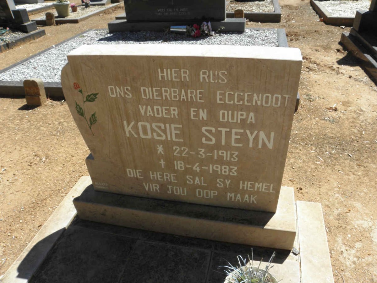 STEYN Kosie 1913-1983