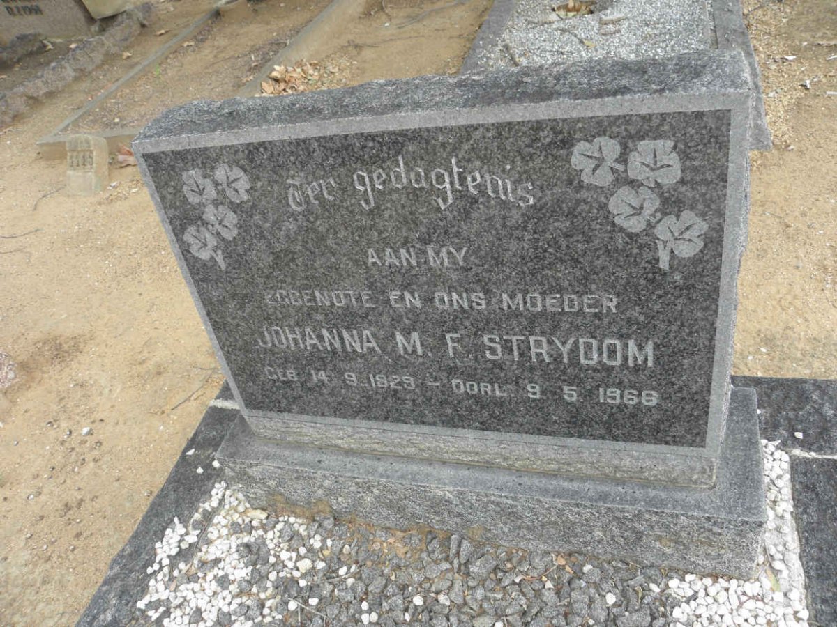STRYDOM Johanna M.F. 1928-1966