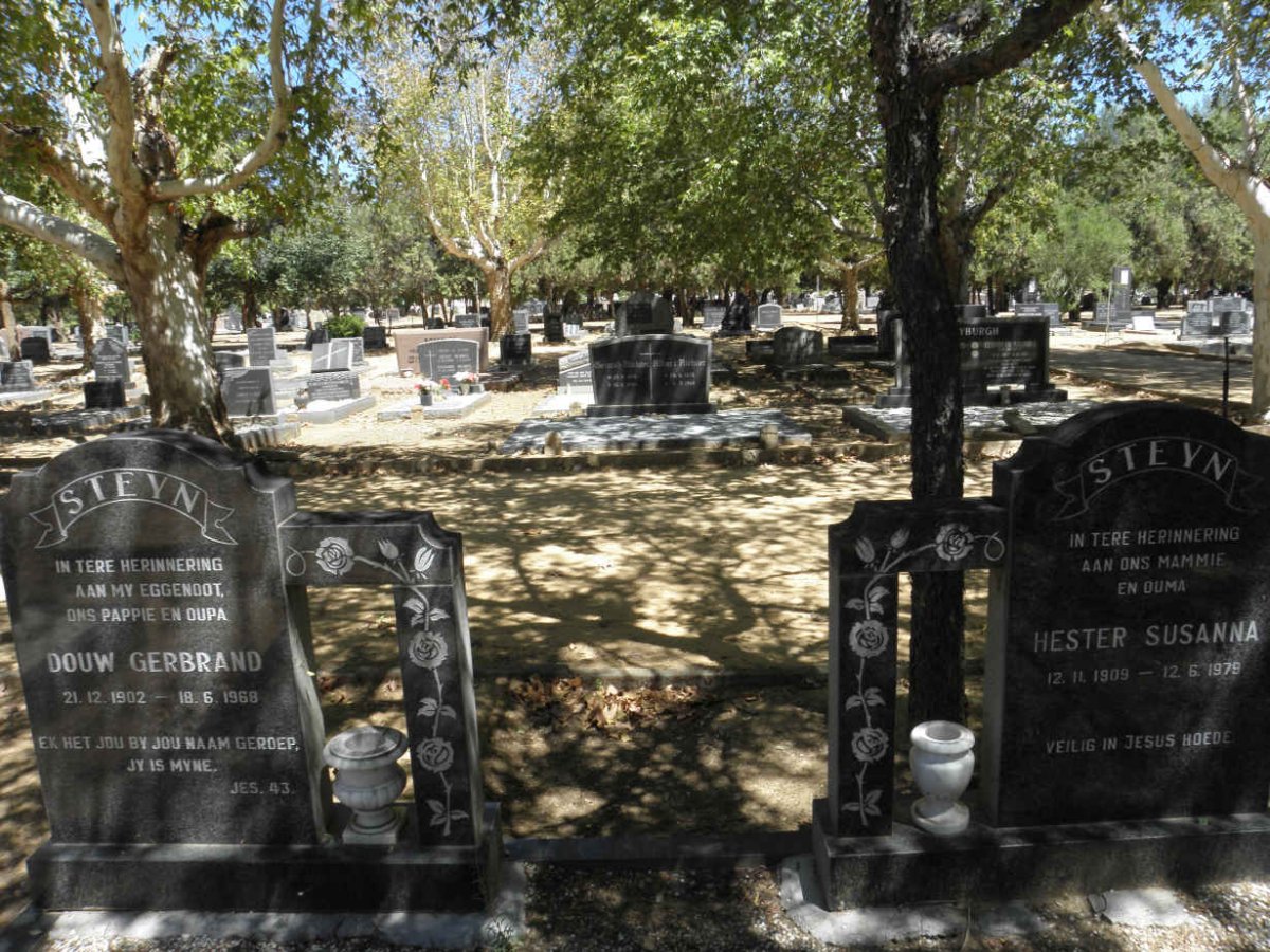 STEYN Douw Gerbrand 1902-1968 &amp; Hester Susanna 1909-1979