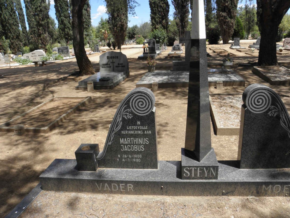 STEYN Marthinus Jacobus 1900-1980